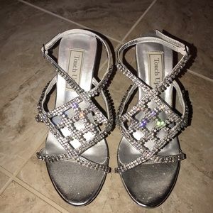 Silver Sparkly Heels